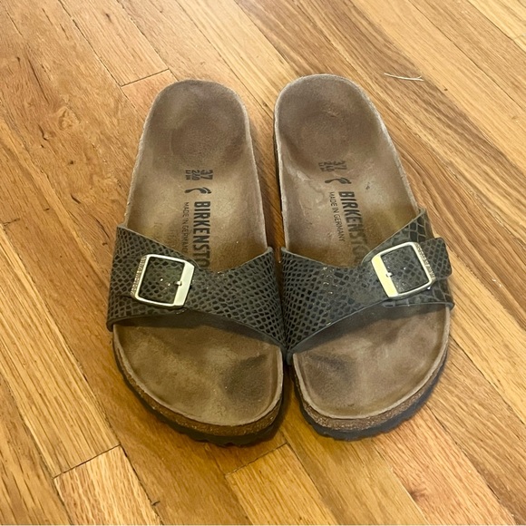 Birkenstock Madrid Python Sandal - Picture 1 of 4